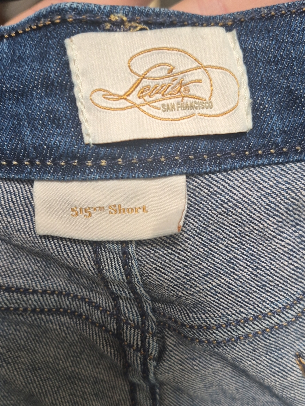 Levi's Light Blue Denim Shorts